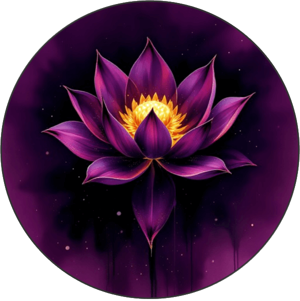 Inner Bloom Therapy Lotus Flower Logo